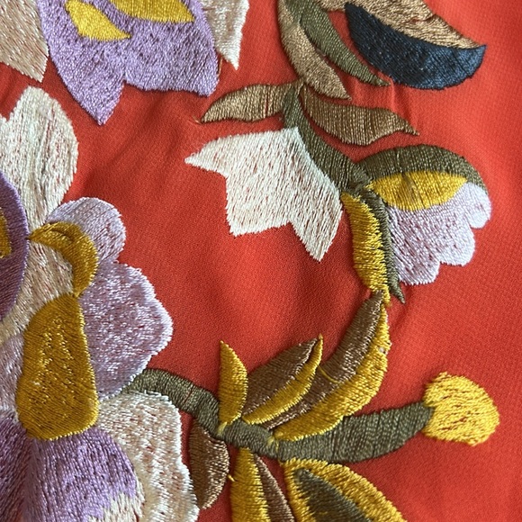 Hope & Ivy Premium Wrap Front Embroidered Maxi Dress - Picture 11 of 13